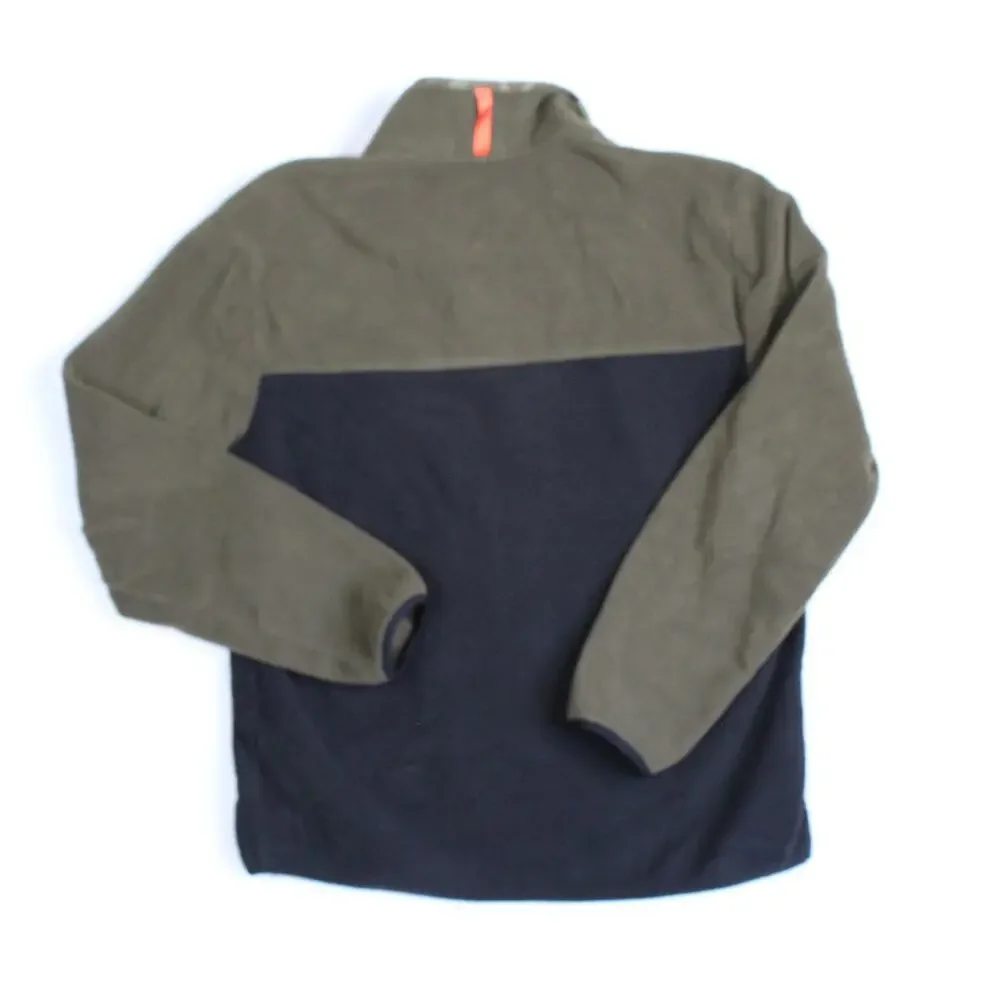 Polo Ralph Lauren Fleece Sweatshirt Mens Medium Green Black Outdoor Preppy